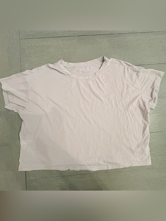 CRZ YOGA Tops - CRZ YOGA pink Short-Sleeve Crop Tee